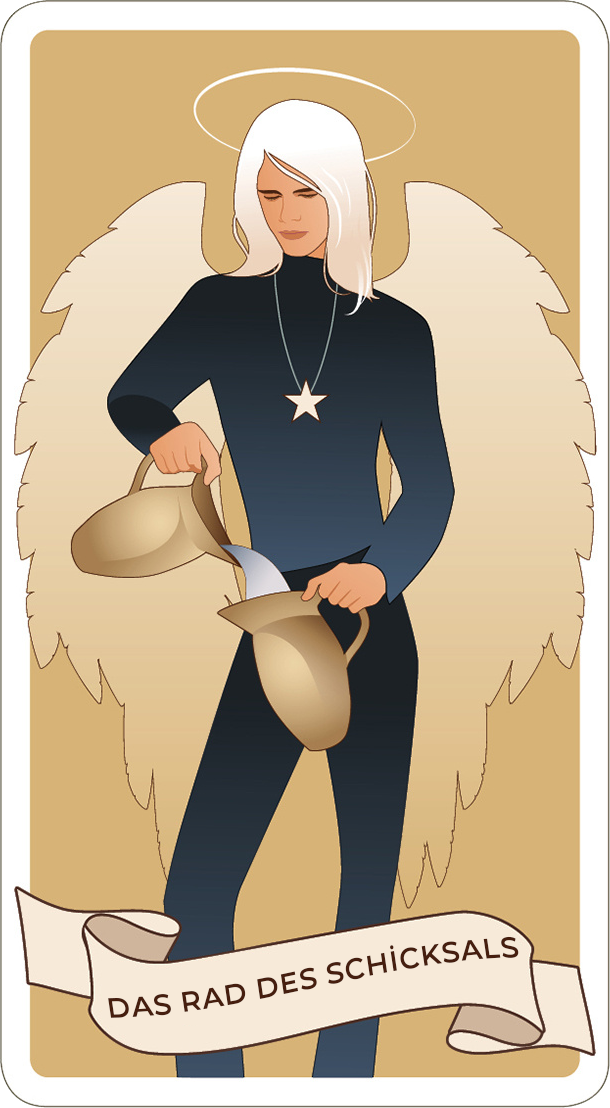 Das Rad des Schicksals, Arkanum X des Tarot - Tarotkarte 2027