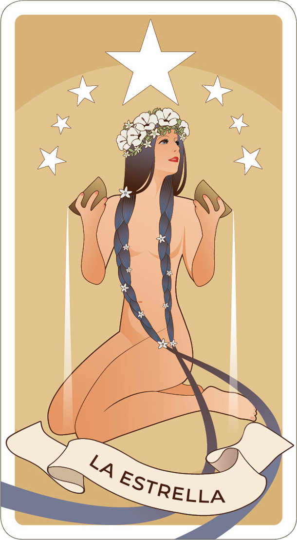 La Estrella, arcano XVII del tarot - carta del tarot 2027