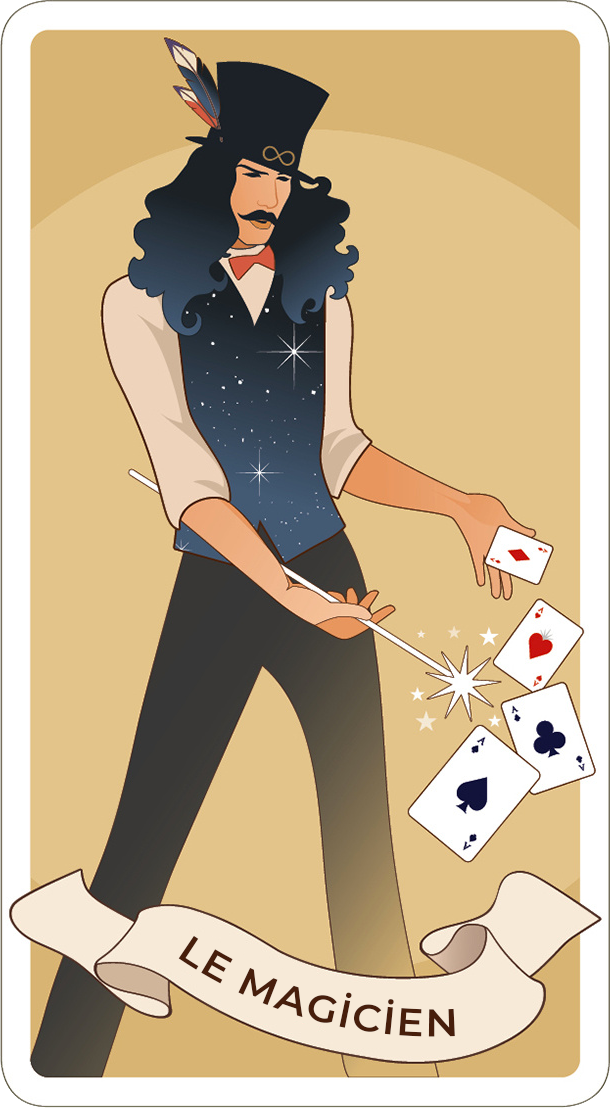 Le Bateleur, arcane I du tarot - carte de tarot 2027
