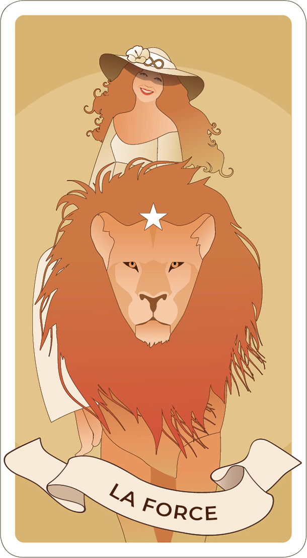 La Force, arcane XI du tarot - carte de tarot 2027